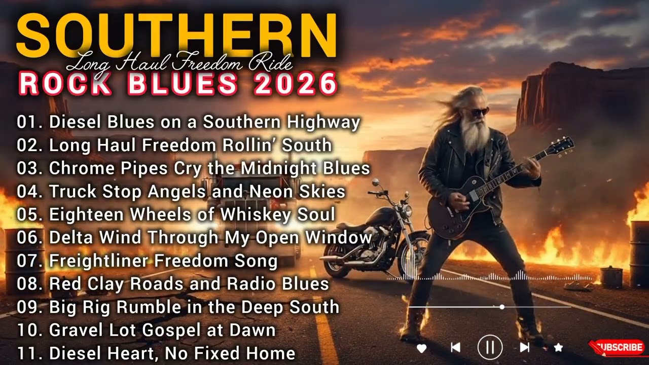 USA Truck Driver Highway Anthem 🇺🇸 Southern Rock Blues 2026 | Long Haul Freedom Ride