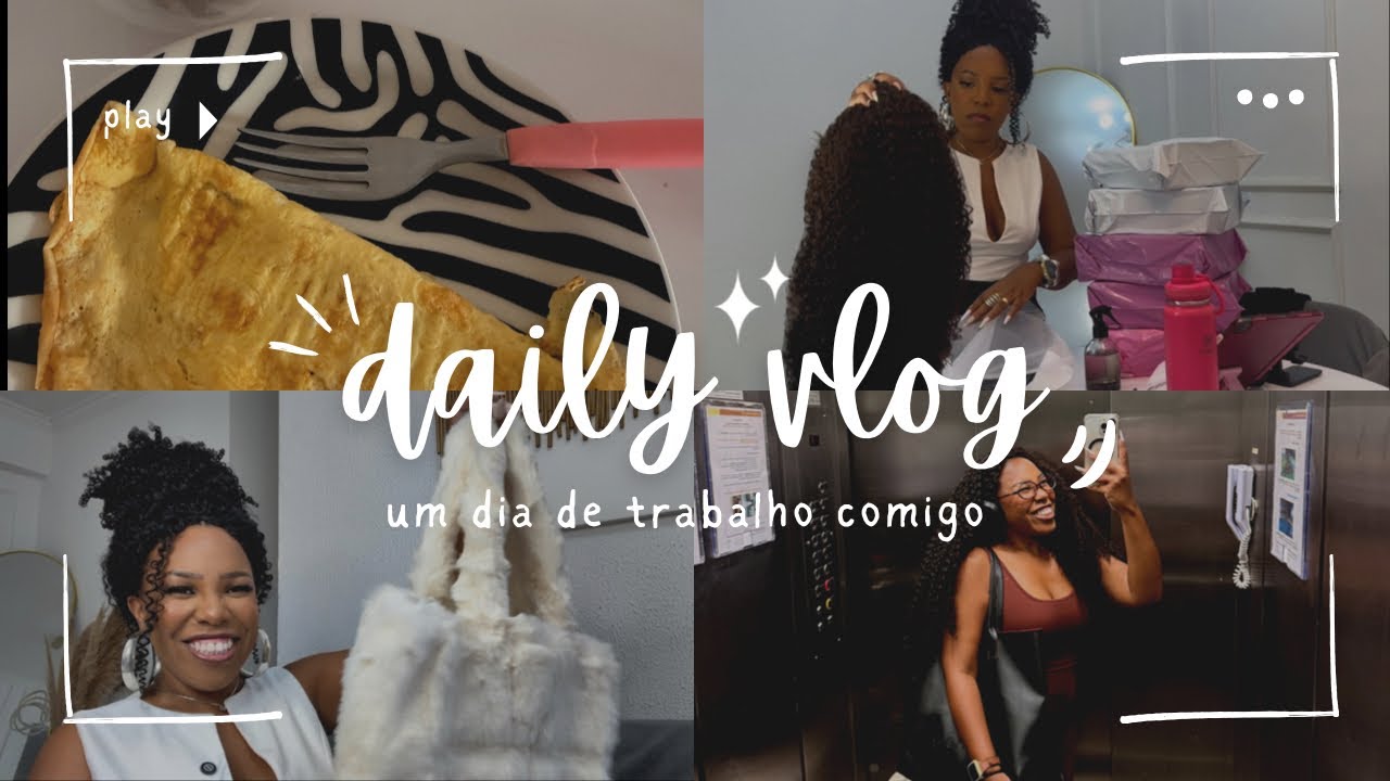 Daily vlog: um dia de trabalho comigo, muitas comprinhas e academia