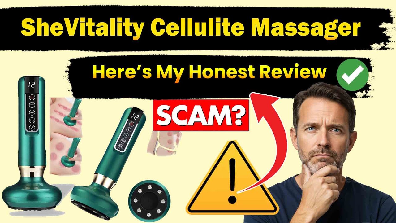SheVitality - Anti-Cellulite Massager Review - Legit or Scam? 5 Major Red Flags🚩