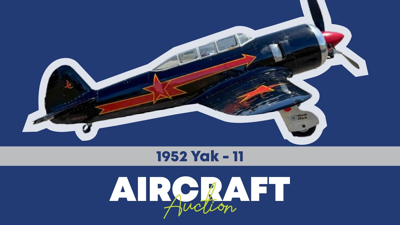1952 Yak - 11 // Show Warbird // N2124X ** Online Auction Starts July 30, 2025