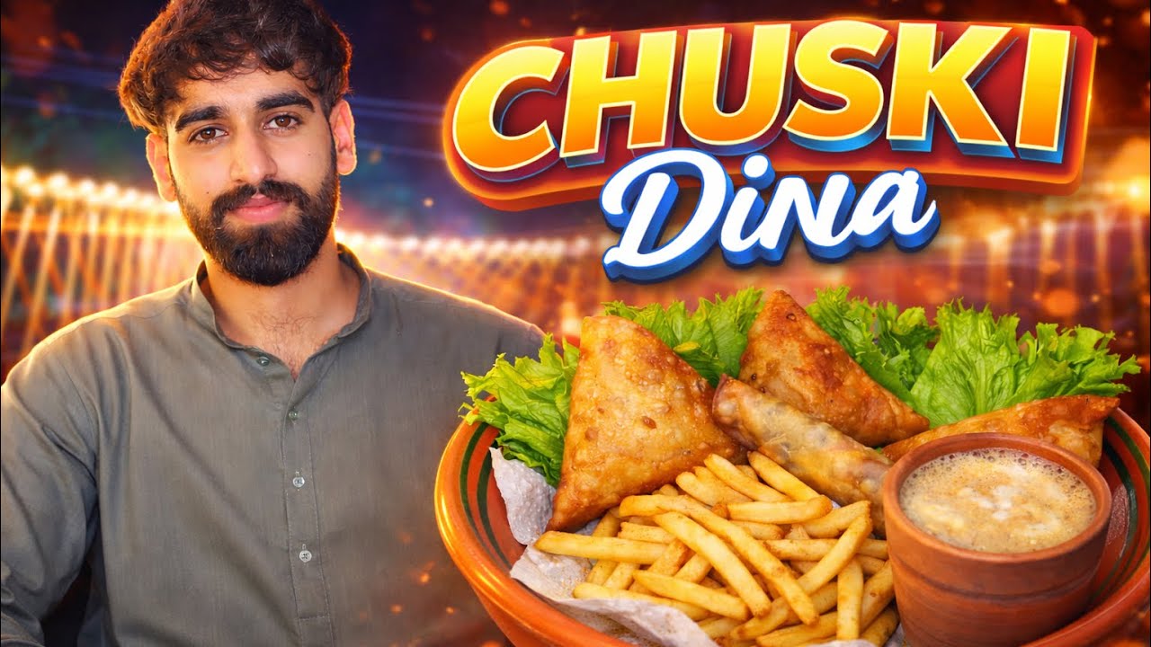 CHUSKi DiNA – Famous Chuski Malai Tea & Tikka Samosa 🤤 Street Food Pakistan