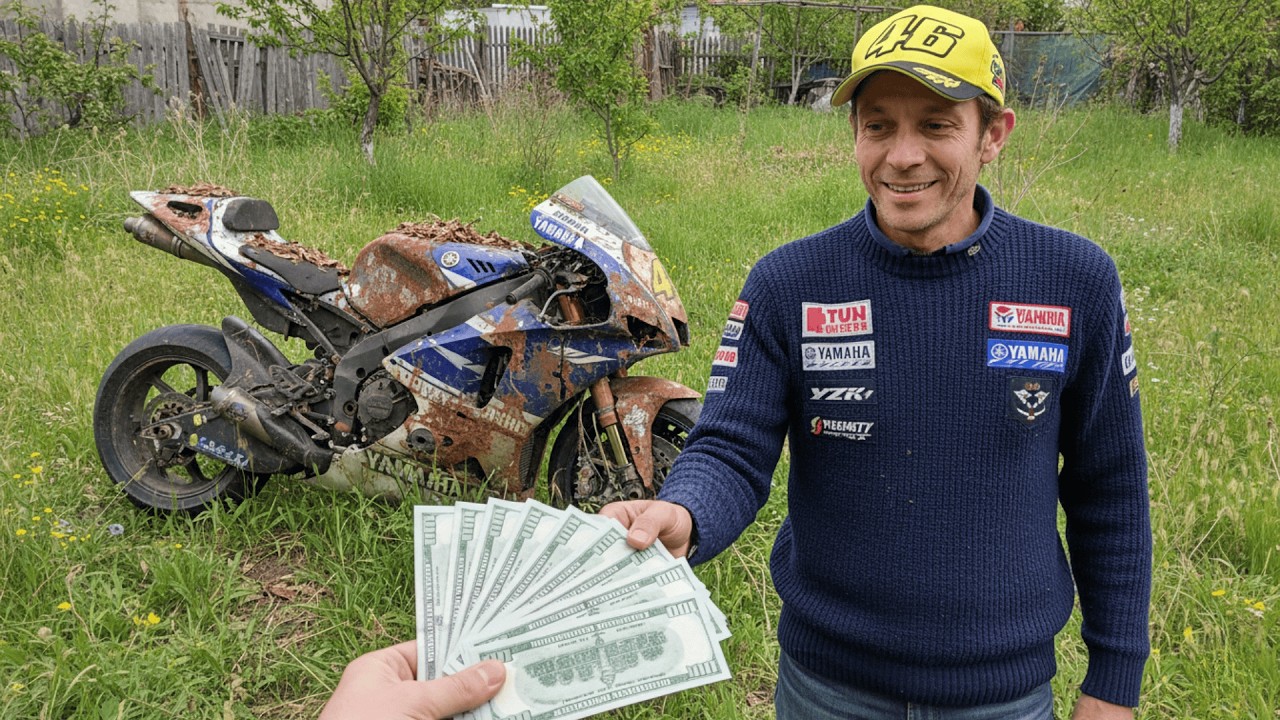We Found a Yamaha YZR-M1 Believed to Be Rossi's #46 in the Forest... Rebuilt! (MotoGP Restoration)