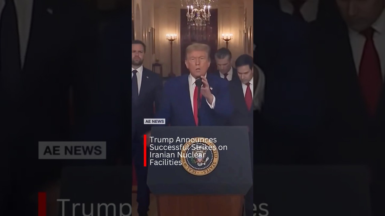 US strikes Iran&rsquo;s nuclear facilities in Fordow, Natanz, and Isfahan #iran #trump #israel
