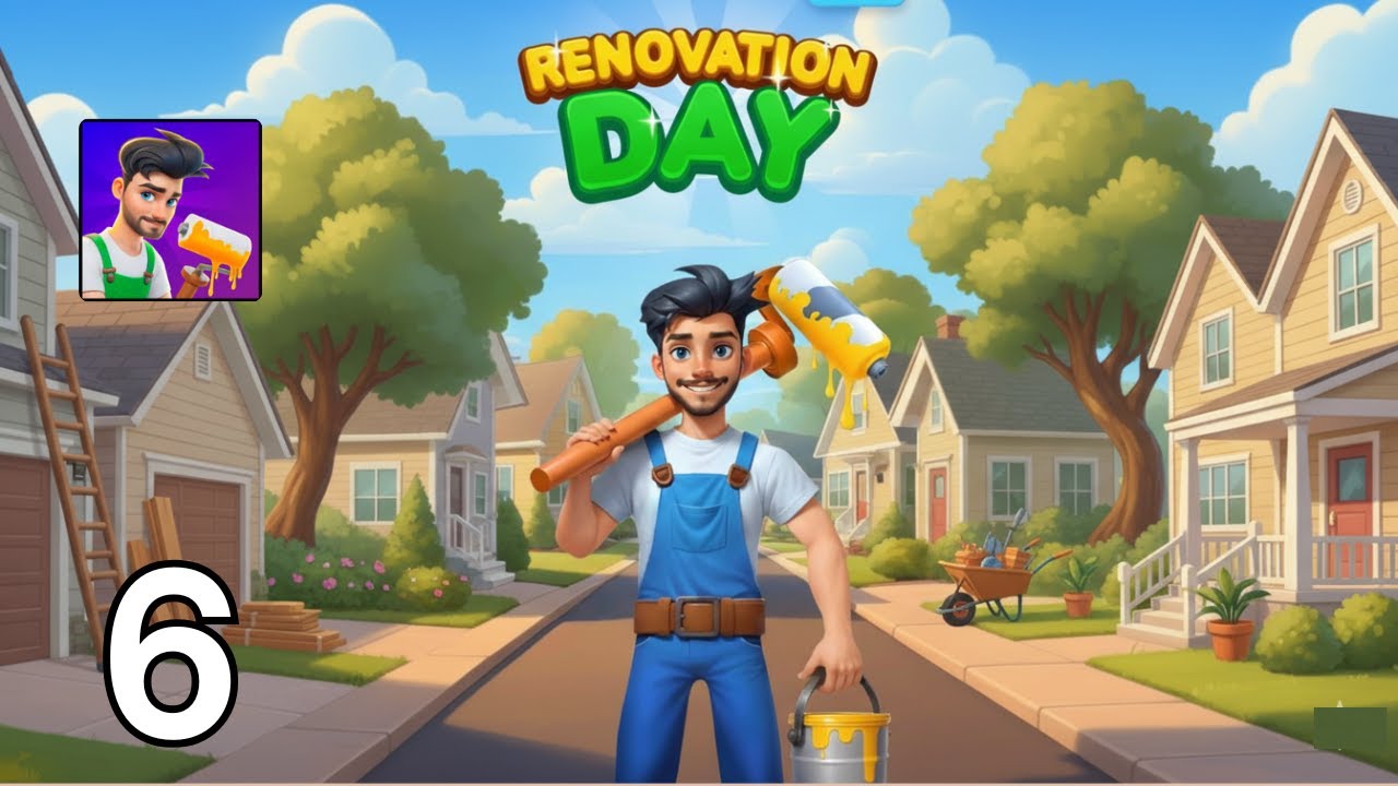 Can You Really Get a DREAM HOUSE in Renovation Day House Makeover Game? Level 6 Gameplay Walkthrough