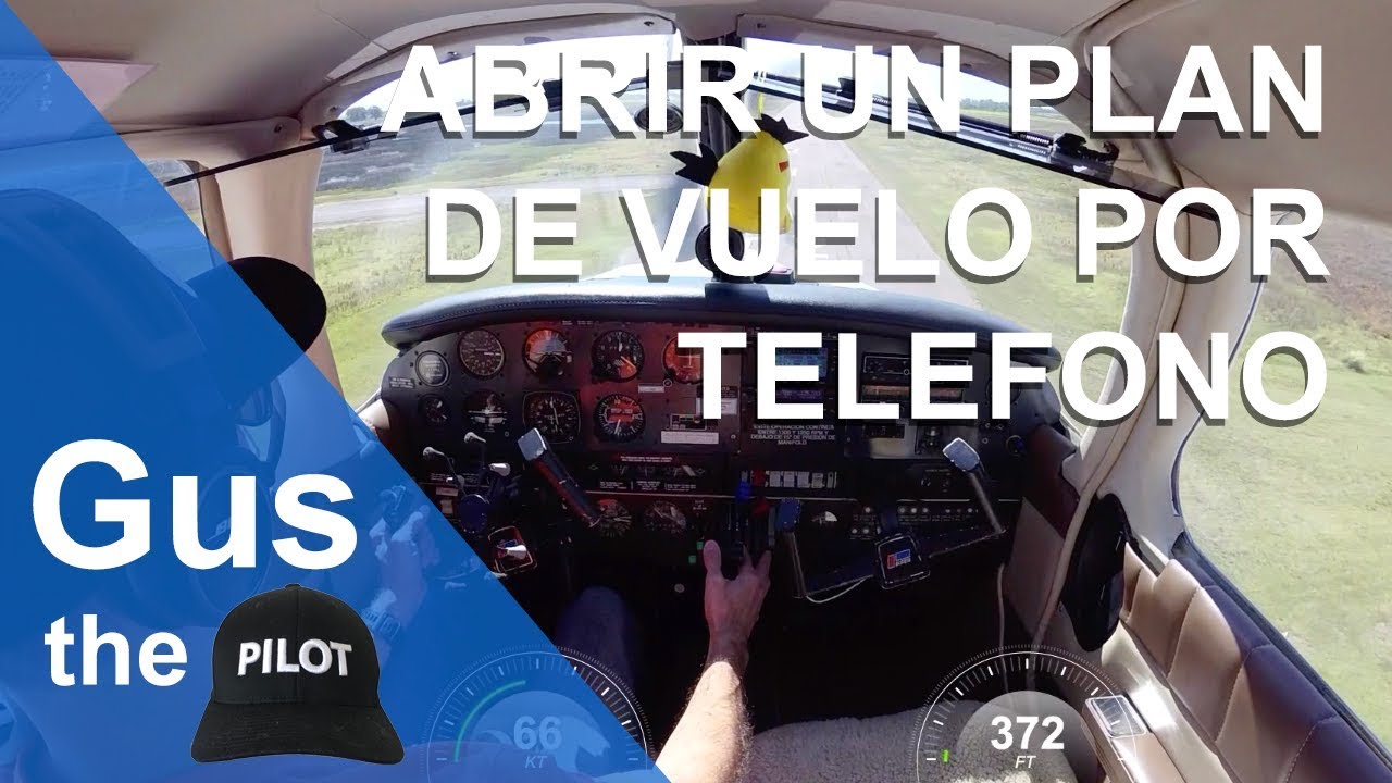 Cómo abrir un PLAN DE VUELO por TELEFONO + Vuelo CONTROLADO por AEROVIA