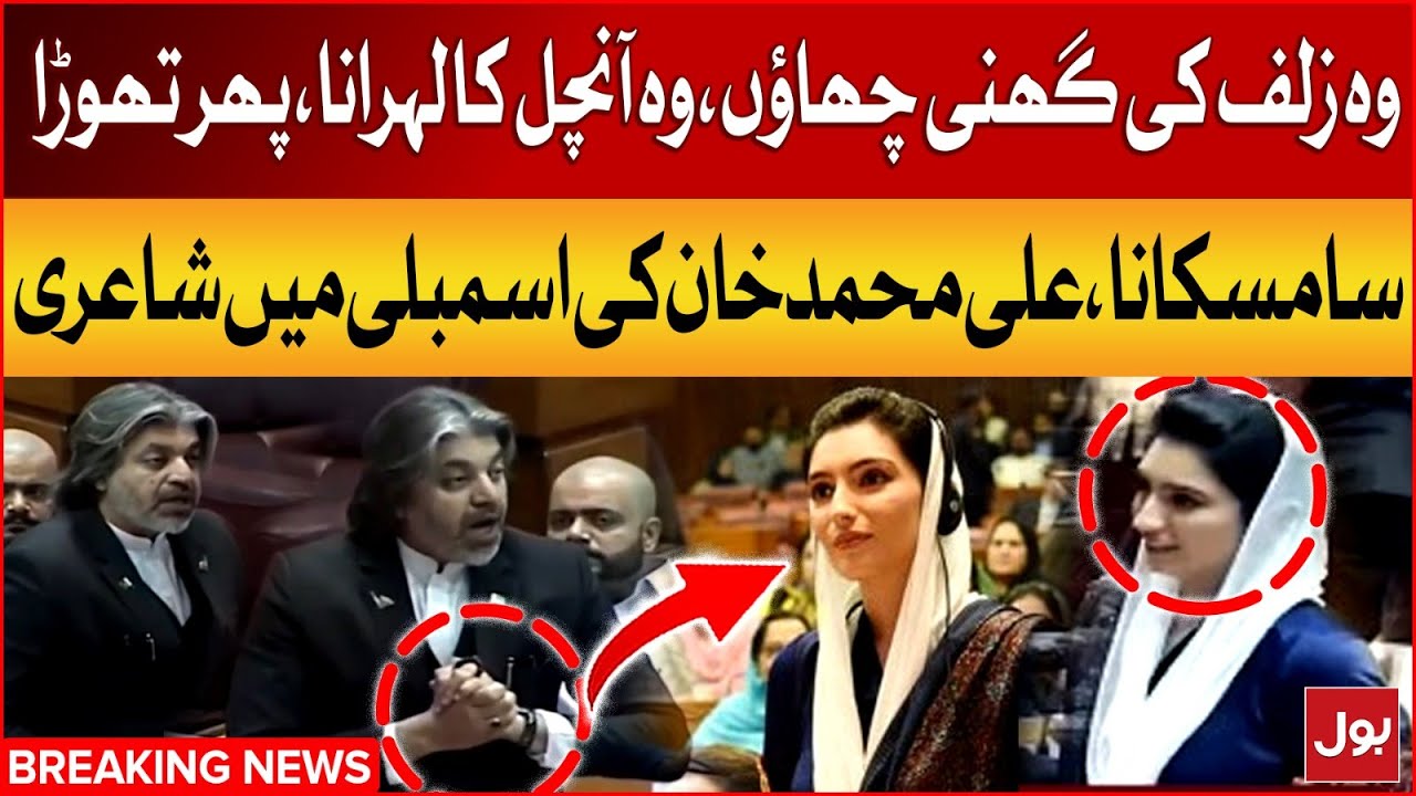 Asifa Bhutto Ki Entry | Ali Muhammad Khan Ney Shair Suna Diya | National Assembly Session
