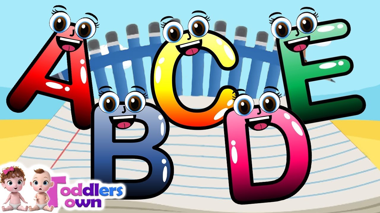Five Little Alphabets (Kids Songs) Toddlers Town - Nursery Rhymes & Kids Songs | Kids Poems
