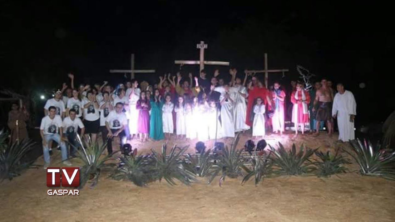 Encena&ccedil;&atilde;o da Paix&atilde;o de Cristo promete emocionar gasparenses nesta sexta-feira santa