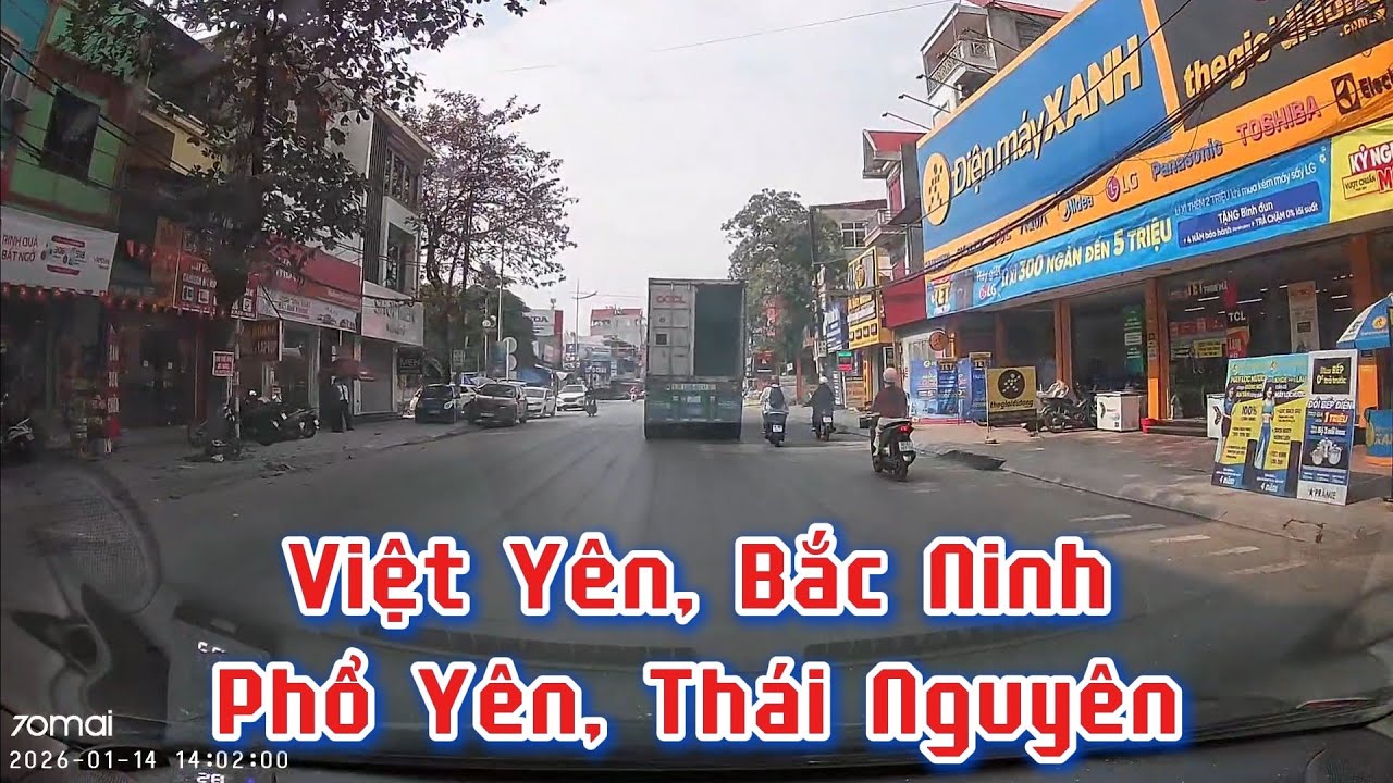 Phường Việt Yên, Tỉnh Bắc Ninh đi Phường Phổ Yên, Tỉnh Thái Nguyên