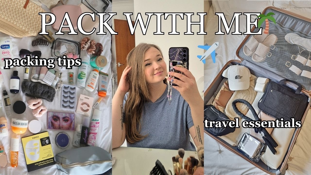 PACK WITH ME FOR VACATION! ✈️🌴 (Travel Hacks + Must-Haves)