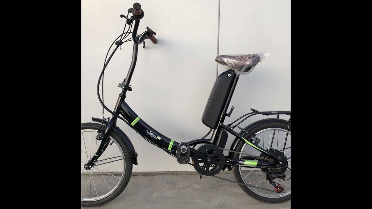 Bike 20 pollici super potente 250w 36v prova in salita
