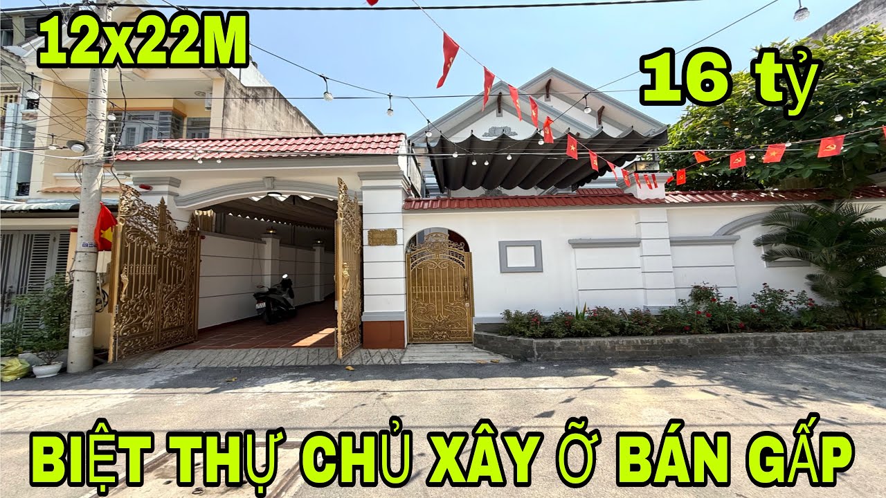 Biệt thự chính chủ xây ỡ nay bán gấp về quê cùng gđ. Bán rẻ hơn thi trường 3 tỷ đáng xem