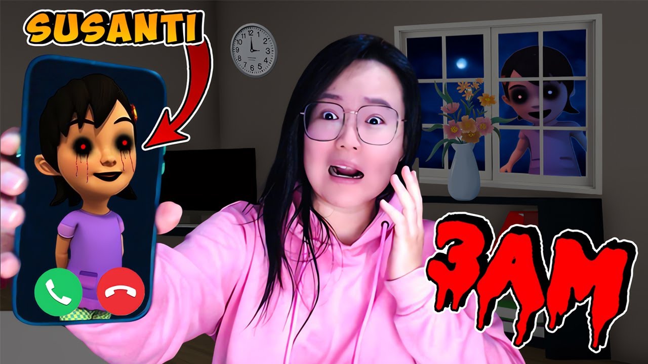 MOMON TELEPON SUSANTI JAM 3 MALAM dan HAL BURUK TIBA2 TERJADI... feat @BANGJBLOX