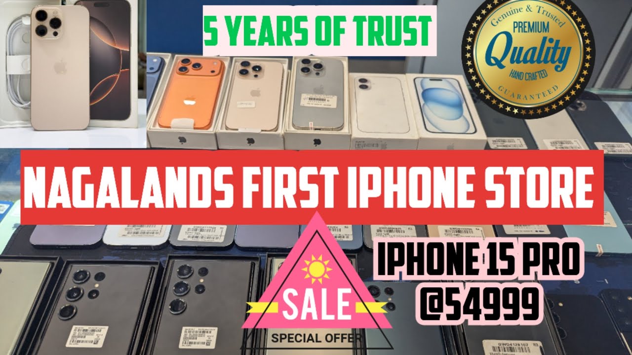 Первый магазин iPhone в Нагаленде | Все модели в наличии.