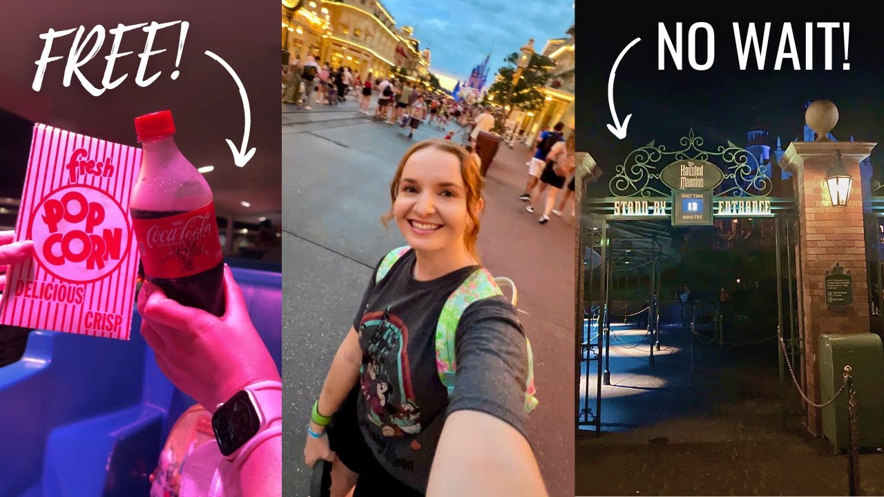 How to wait in NO LINES at Magic Kingdom & FREE SNACKS! Disney After Hours Event