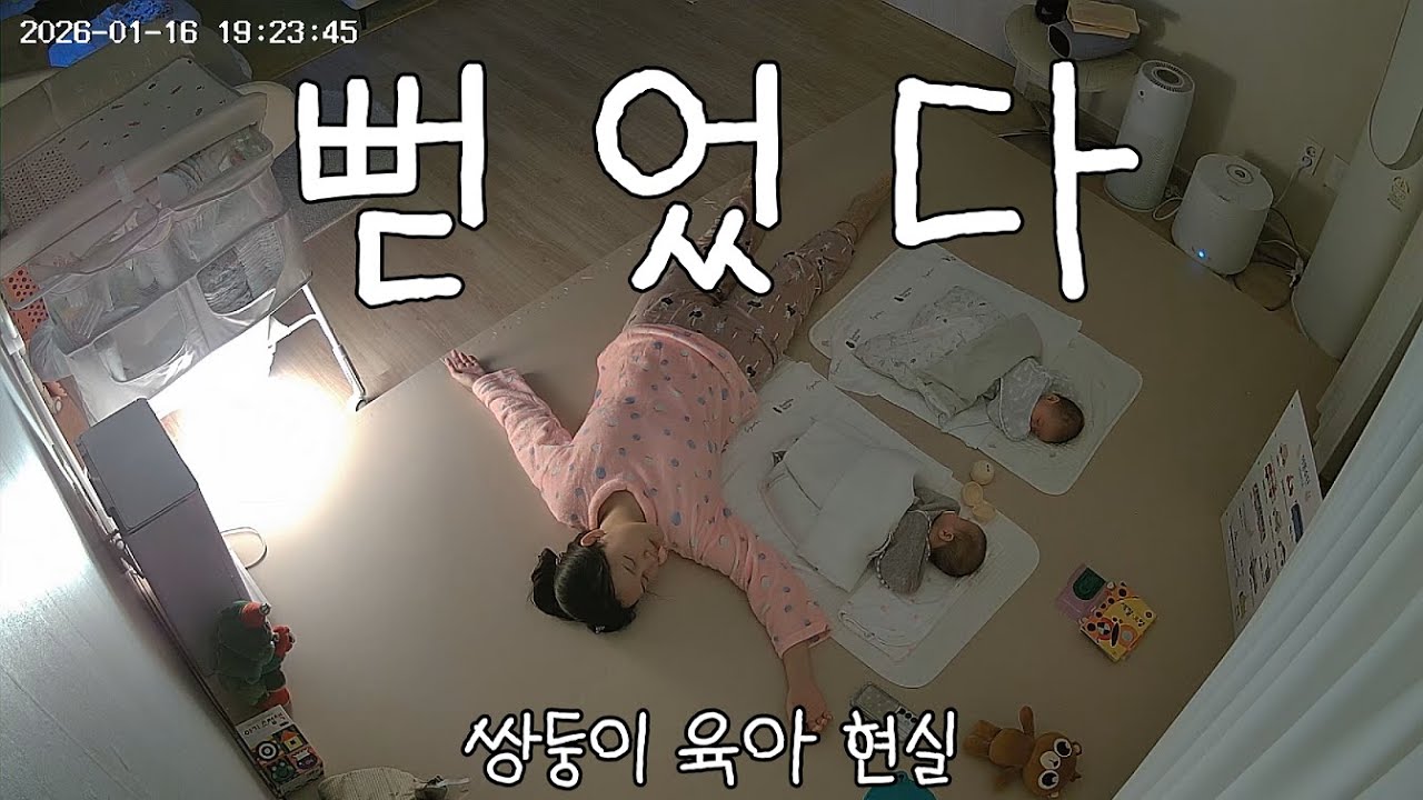 [육아vlog]혼자 아들쌍둥이 케어 가능할까? 👶👶｜2개월아기