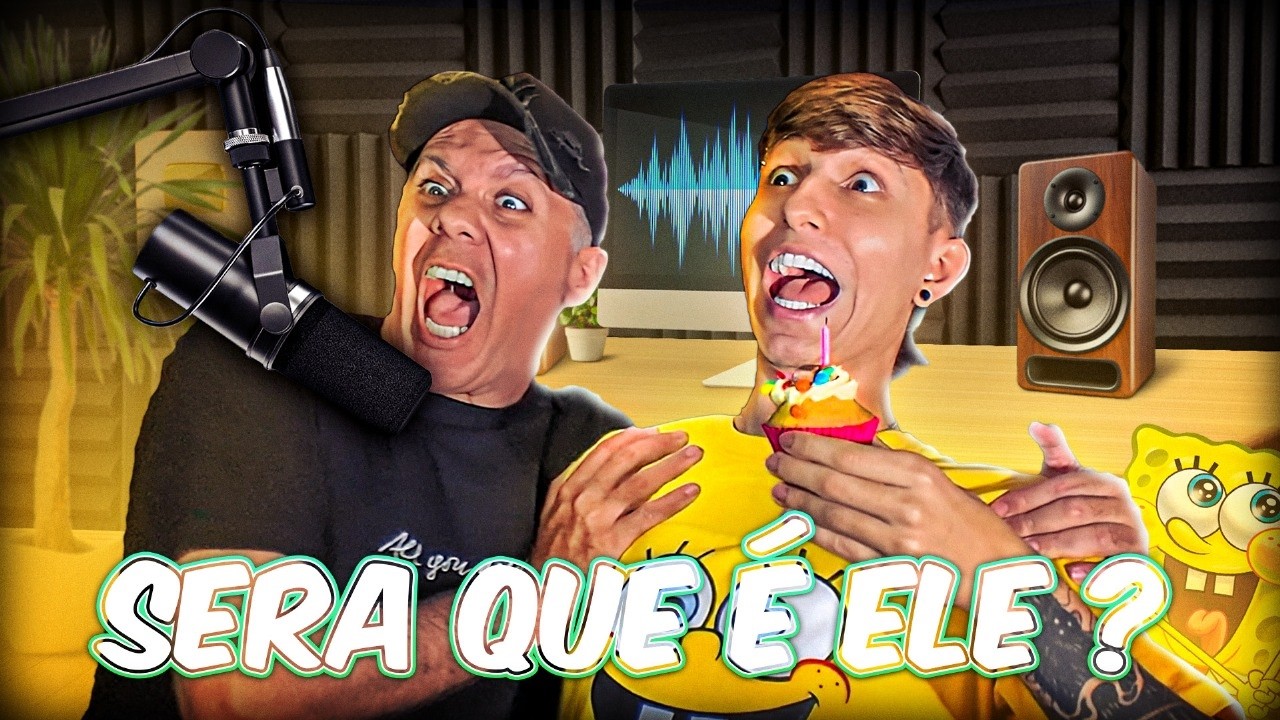 GRAVEI UM VÍDEO COM O DUBLADOR DO BOB ESPONJA E GOKU