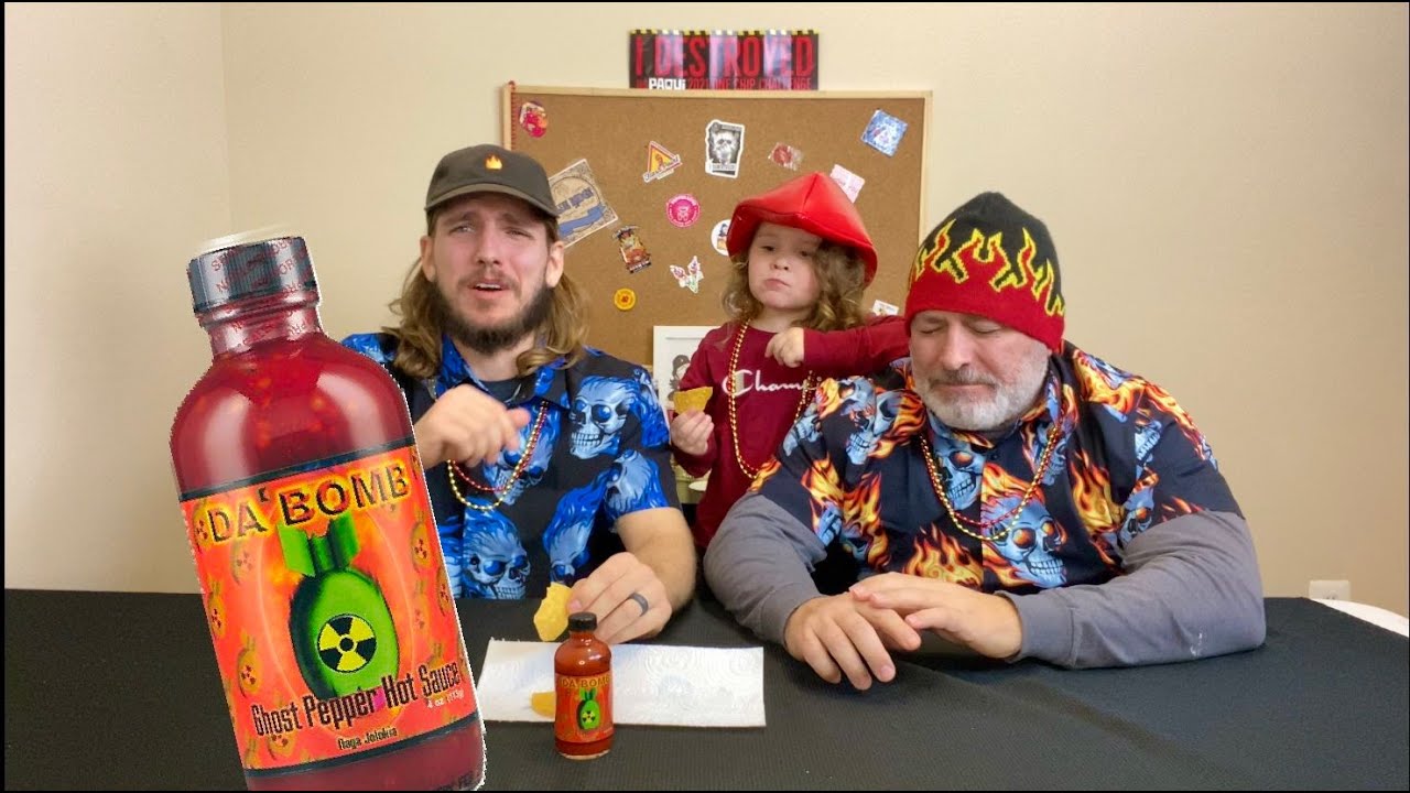 DA BOMB Hot Sauce Review! Ghost Pepper Hot Sauce!