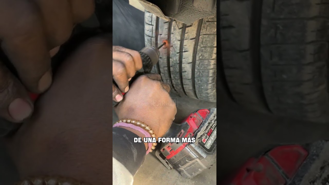 Es posible des pinchar un neum&aacute;tico con un taladro?
