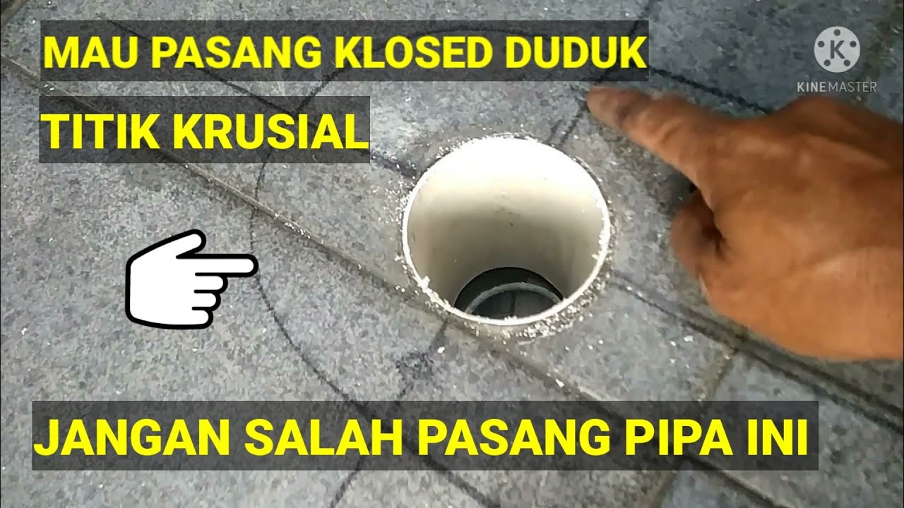 cara pasang klosed duduk American standard...