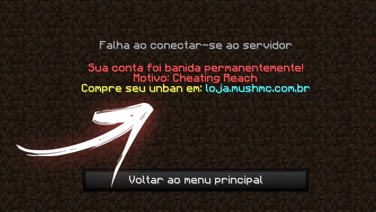 FUI BANIDO INJUSTAMENTE DO MUSHMC +Provas