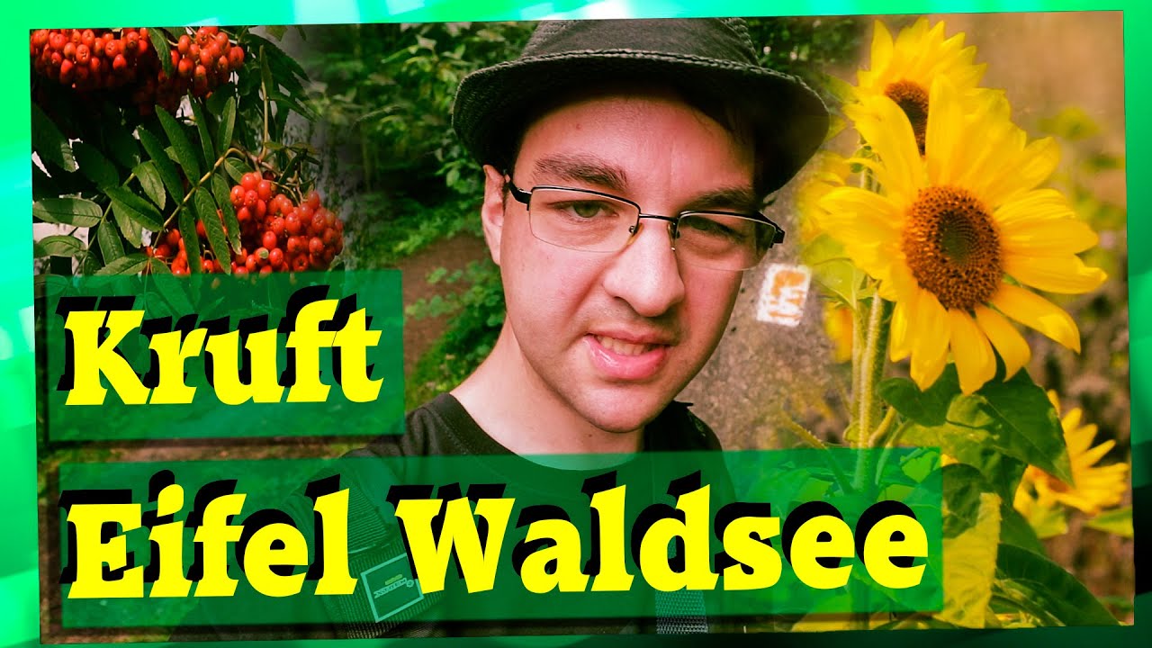 Kurze Wanderung zum Waldsee Kruft in der Eifel