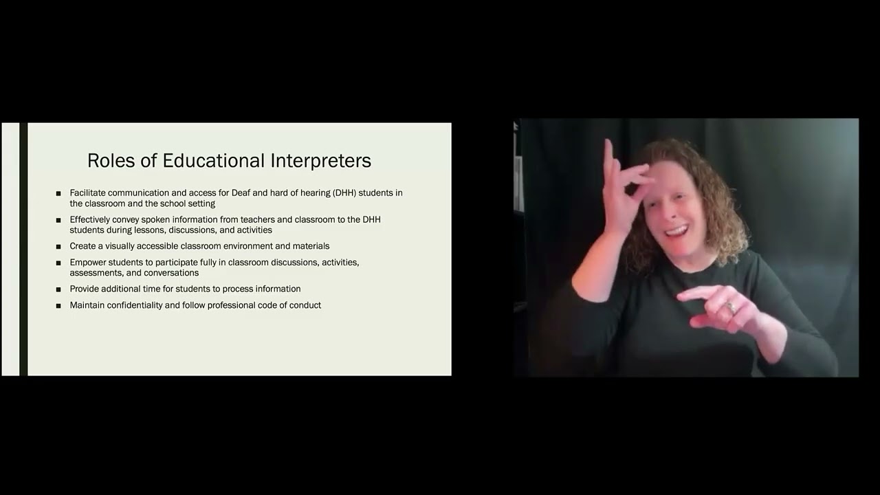 TA-Live! Working with an Interpreter