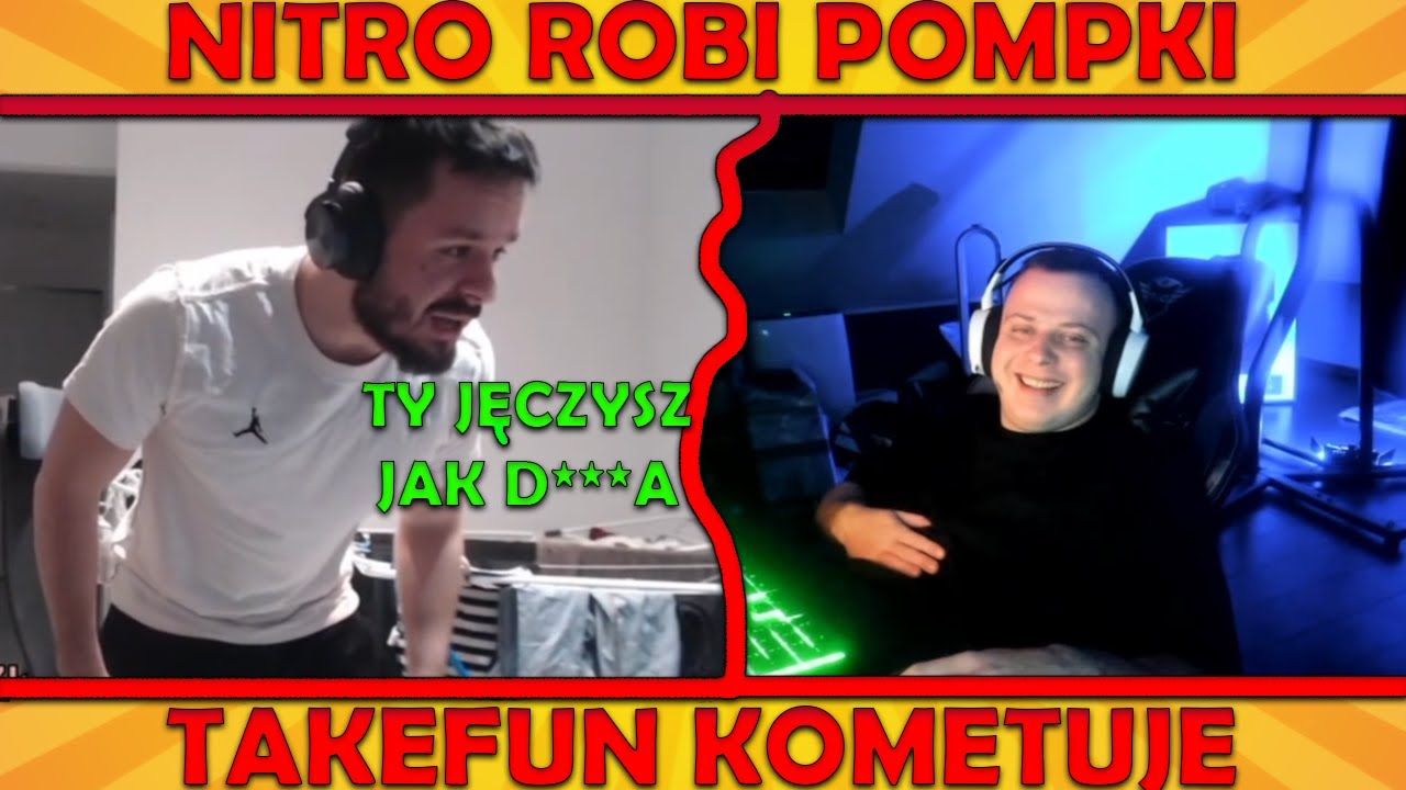 NITRO I TAKEFUN ROBIA PAJACYKI ,POMPKI NA STREAM  SHOTY KICK