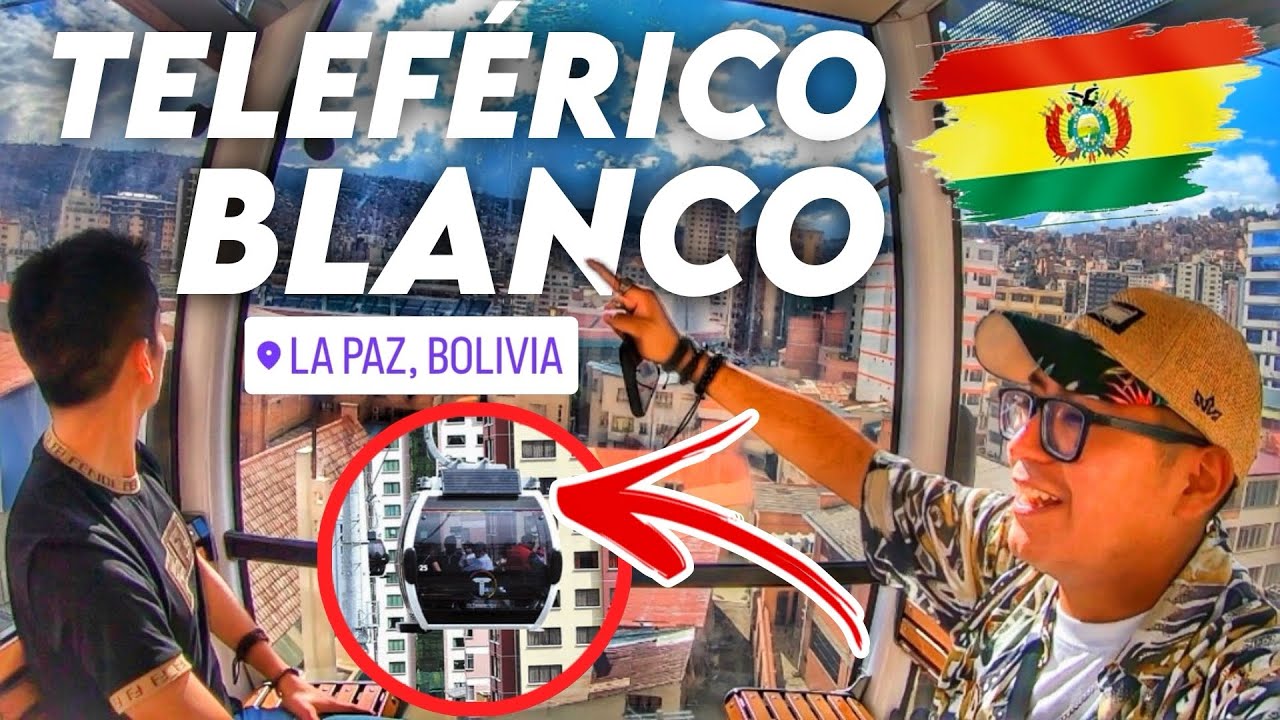 TELEFÉRICO BLANCO: El teleférico más LARGO DEL MUNDO esta en BOLIVIA 😱🇧🇴