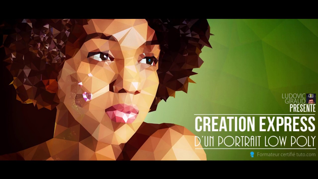 Création express d'un portrait style Low Poly sous Affinity Photo