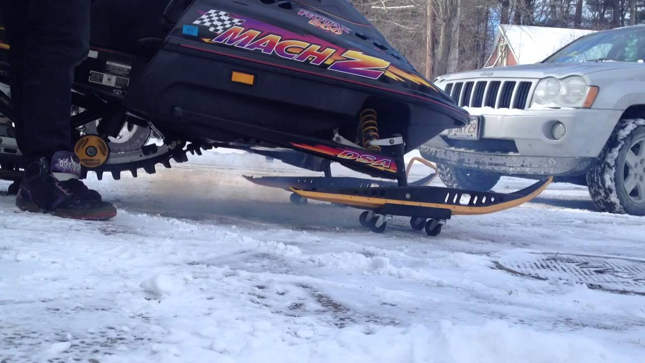 1997 Mach Z 800 triple with dyno port exhaust