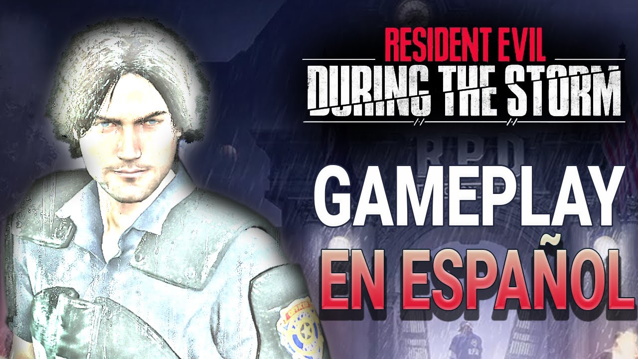 Gameplay Resident Evil DURING THE STORM subtitulado español. Kevin Ryman, Roy. Mod clásico. Fan game