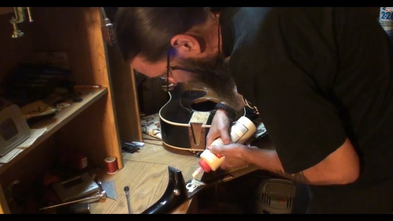 acoustic guitar neck reset gibson j45