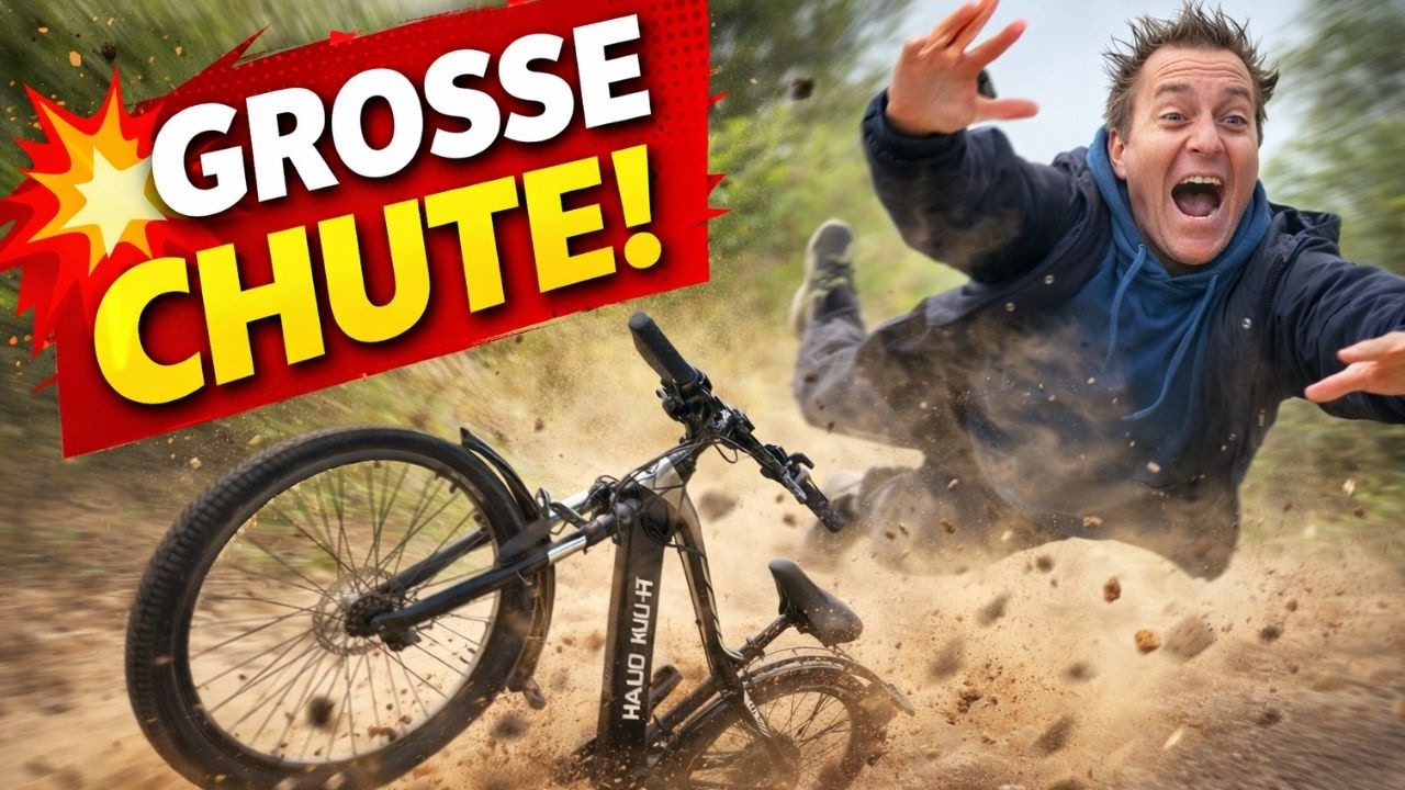 💥 JE ME SUIS CRASHÉ À FOND… et ce VTT PAS CHER a SURVÉCU 😱 (Halo Knight H02)