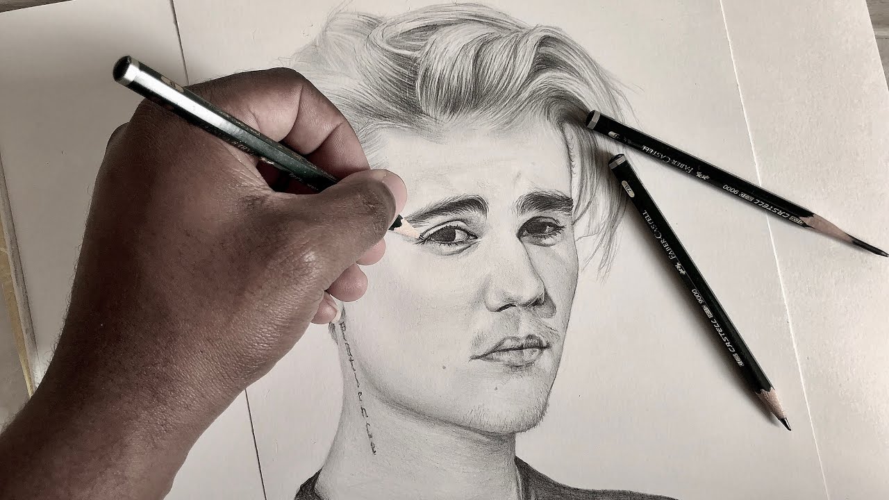 How To Draw Justin Bieber: Step by Step (PART TWO)