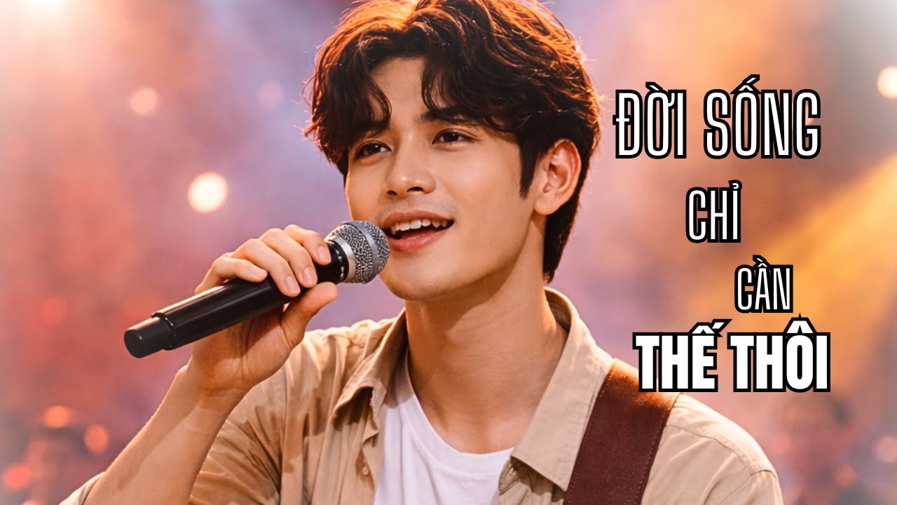 ĐỜI SỐNG CHỈ CẦN THẾ THÔI - Một bản nhạc #aucoustic với nhiều cảm xúc về đời sống | Đủ sống là được
