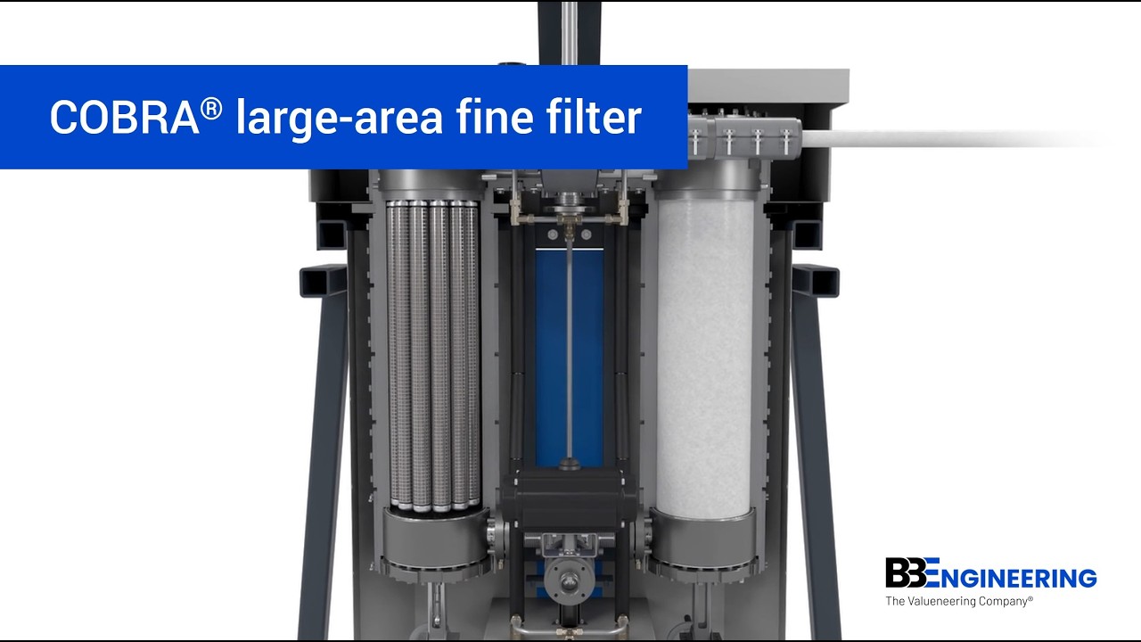 COBRA® large-area fine filter