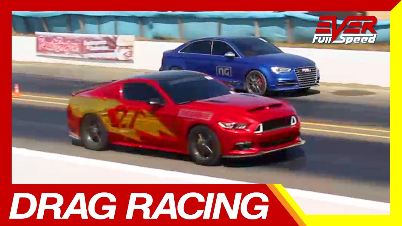 Audi S3 vs Ford Mustang 🔥 DRAG RACING 🔥 DUELO DE AUTOS 🚘🚦🚘