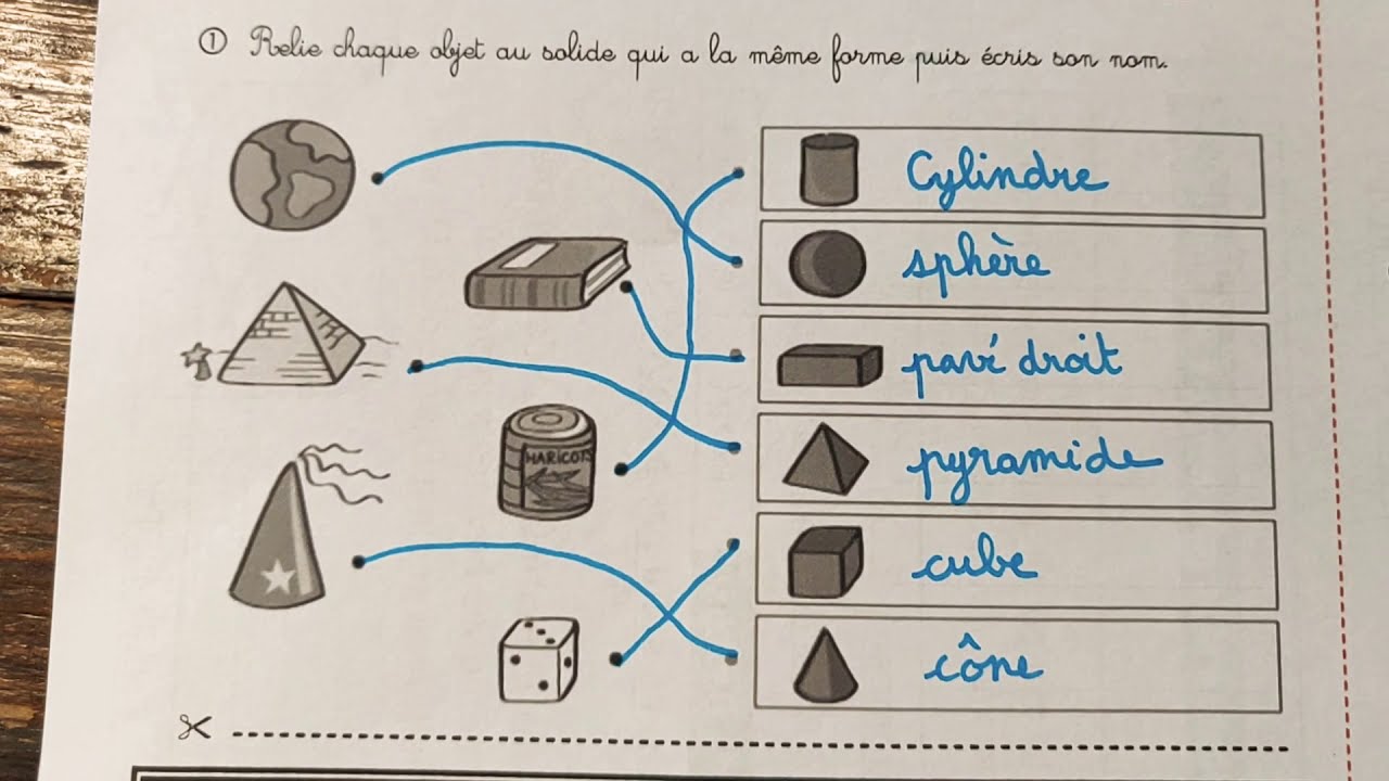 Exercices de Géométrie / solides - correction