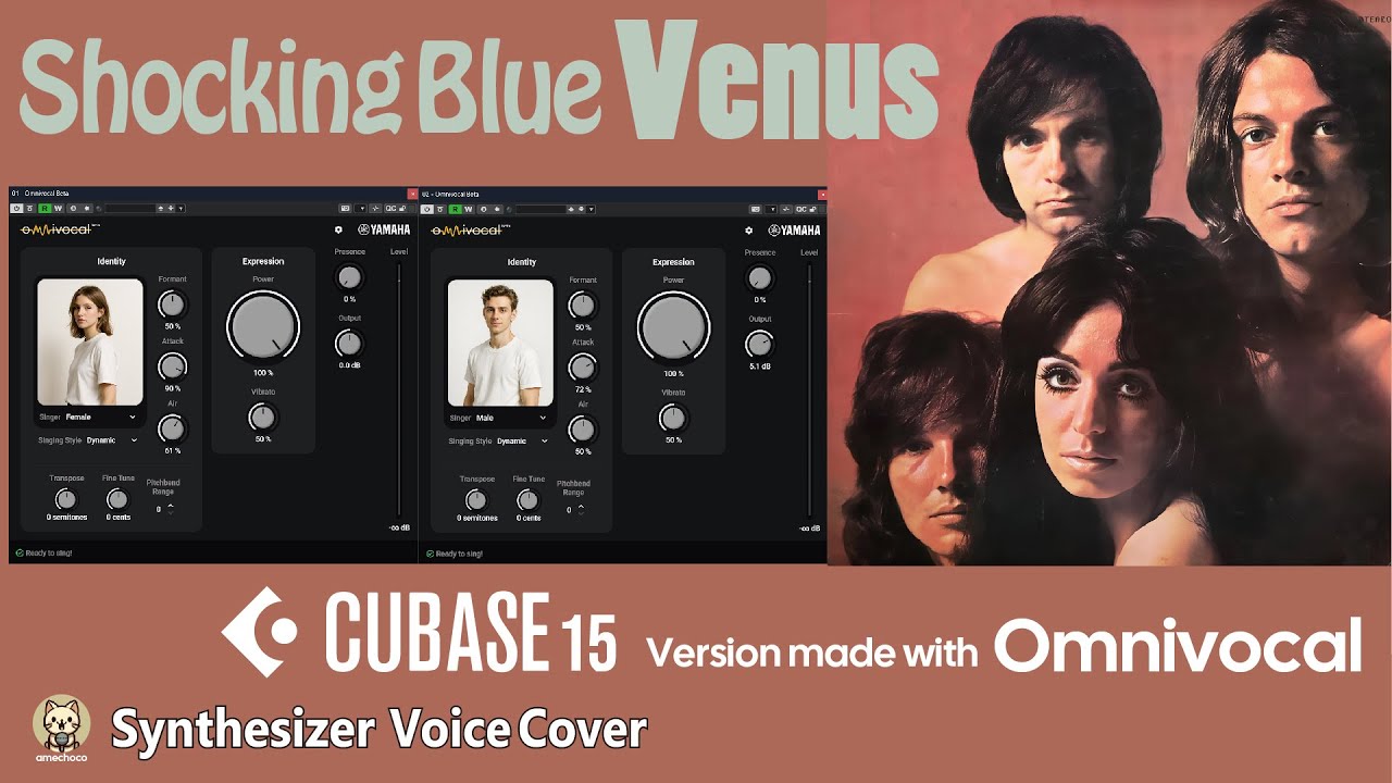Venus - Shocking Blue (Omnivocal Cover) [Cubase 15]