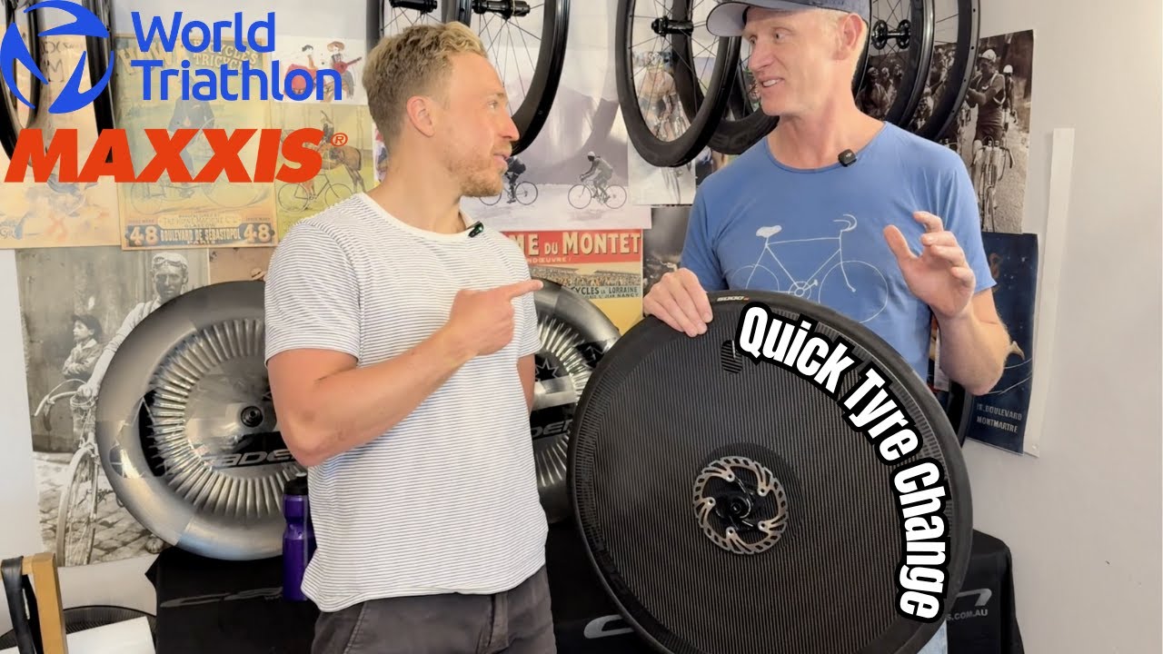 How to change a tyre on a TT Disc with ease. Tubeless or tube with sealant.