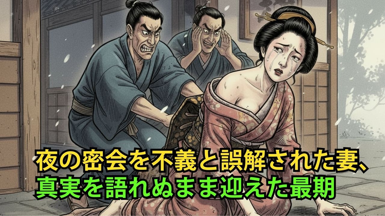 夜の密会を不義と誤解された妻、真実を語れぬまま迎えた最期| 野談 | 伝説 | 昔話 | 説話 | 民話