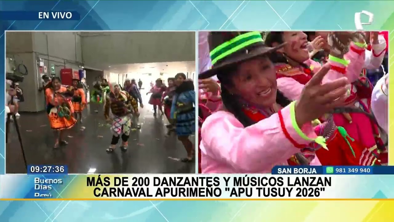 Apu Tusuy 2026 llega a Lima: más de 200 danzantes anuncian el carnaval apurimeño