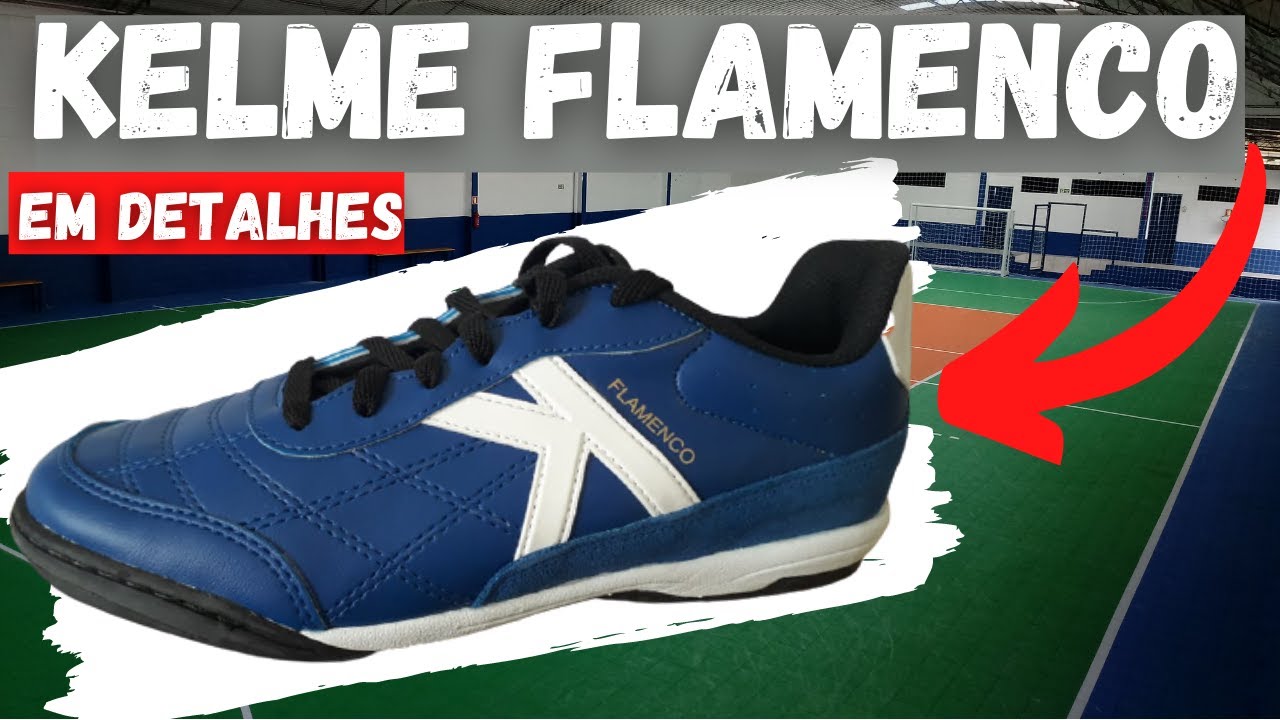 SERÁ QUE É BOA??? Chuteira Futsal Flamenco KELME FS em DETALHES!!!