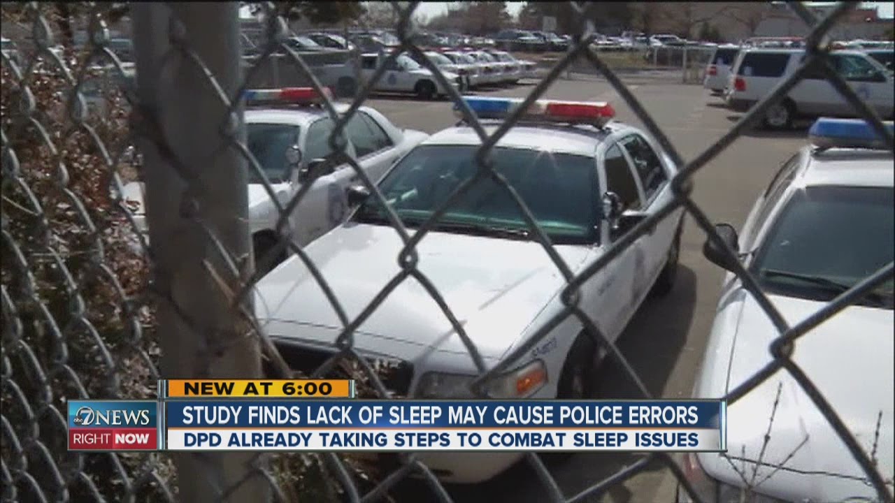Study: Lack of sleep may cause police errors