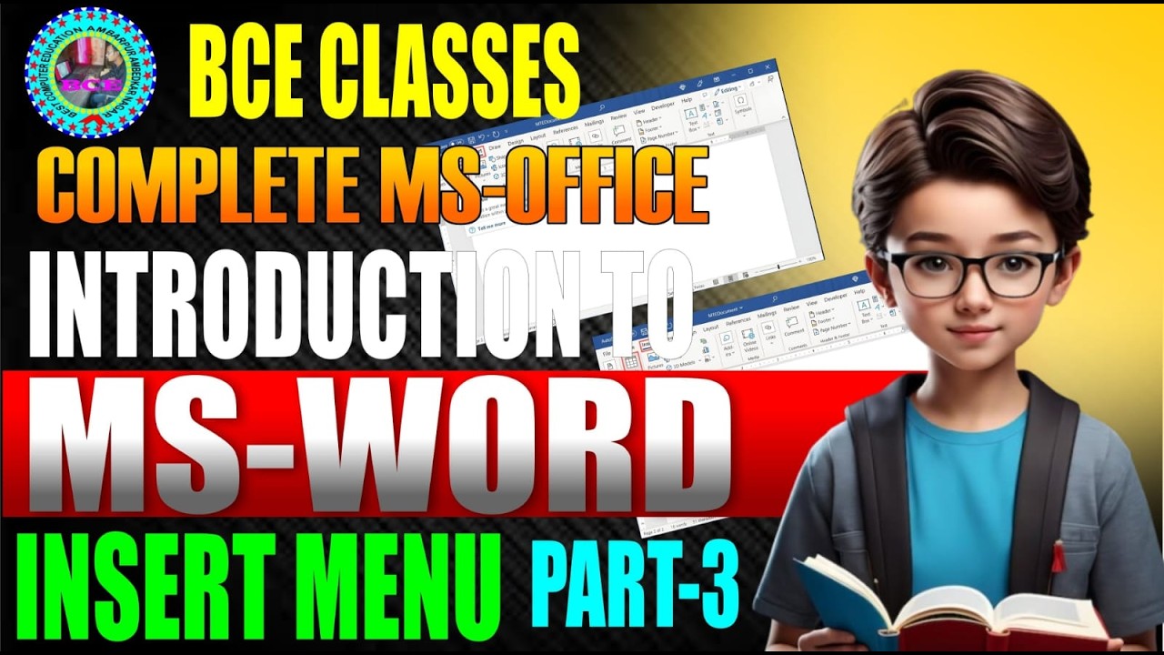 Microsoft Word Insert Tab | Icons, 3D Models aur SmartArt ka use kaise kare | Word Tutorial Hindi