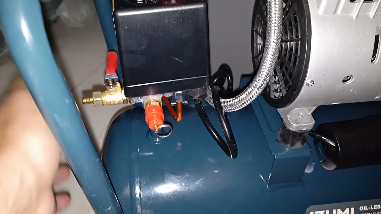 inilah kompressor yg cocok buat listrik 900va.aman tidak jeglek