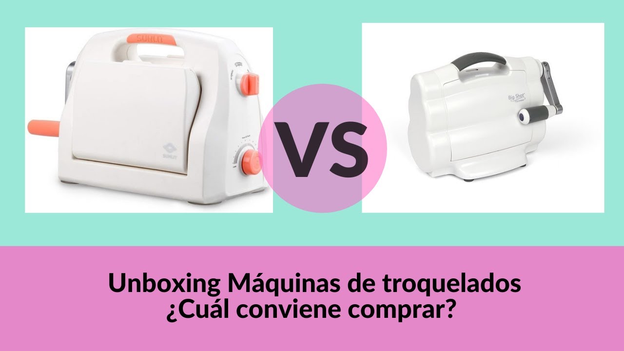 ✂️Máquina troqueladora- Review foldaway sizzix y sunlint A4- ¿Cuál vale la pena comprar?✂️