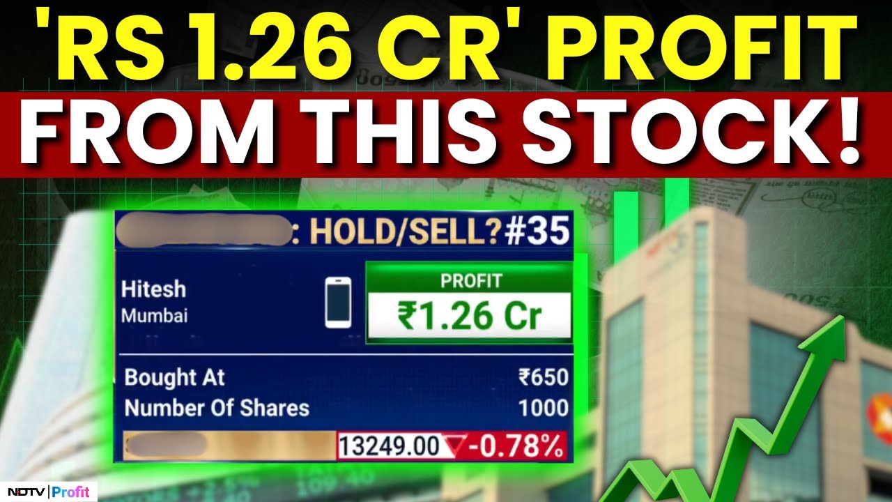 Here's How This Stock Gave A Massive Rs 1.26 Cr Return To Investor; Should You Hold Or Sell?