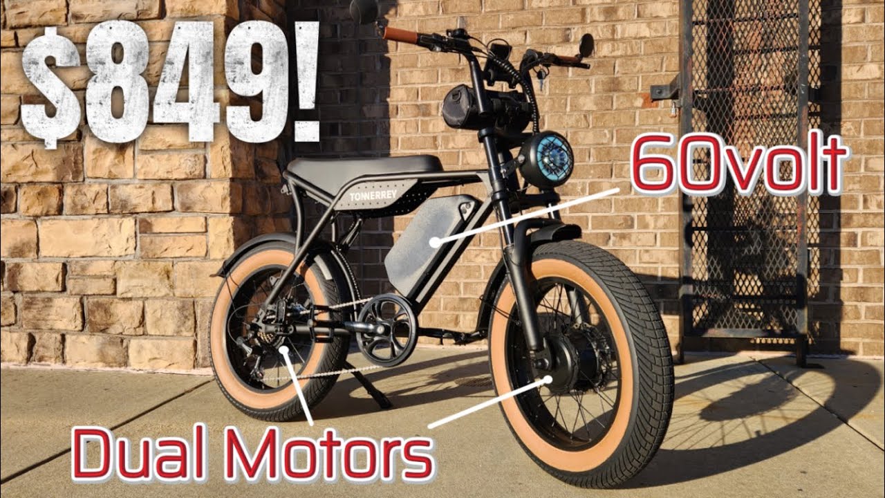 Электровелосипед Tonnerrey T8 — 60-вольтовый двухмоторный, всего за 849 долларов!! Максимальная с...